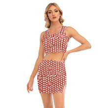Load image into Gallery viewer, UTO IV Women's Camisole And Hip Skirt Suit