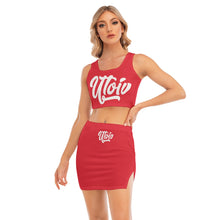 Load image into Gallery viewer, UTO IV Women's Camisole And Hip Skirt Suit