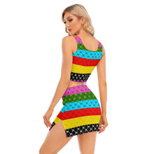 Load image into Gallery viewer, UTO IV Women's Camisole And Hip Skirt Suit