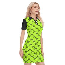 Load image into Gallery viewer, UTO IV "Emerald Tree" Women's Polo Collar Dress