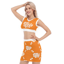 Load image into Gallery viewer, UTO IV V-Neck Vest Skirt Suit