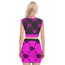 Load image into Gallery viewer, UTO IV V-Neck Vest Skirt Suit