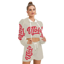 Load image into Gallery viewer, UTO IV Women's Mirco Fleece Hoodie And Shorts Set