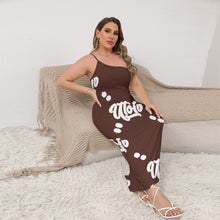 Load image into Gallery viewer, UTO IV Women's Oblique-Shoulder Exposure Dress With Side Split (Plus Size)
