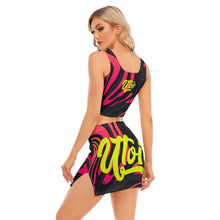 Load image into Gallery viewer, UTO IV Women's Camisole And Hip Skirt Suit