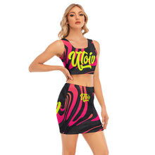 Load image into Gallery viewer, UTO IV Women's Camisole And Hip Skirt Suit