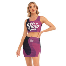 Load image into Gallery viewer, UTO IV Women's Camisole And Hip Skirt Suit
