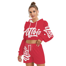 Load image into Gallery viewer, UTO IV Women's Mirco Fleece Hoodie And Shorts Set