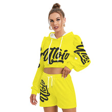 Load image into Gallery viewer, UTO IV Women's Mirco Fleece Hoodie And Shorts Set