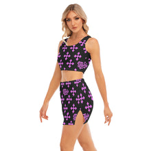 Load image into Gallery viewer, UTO IV Women's Camisole And Hip Skirt Suit