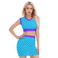 Load image into Gallery viewer, UTO IV V-Neck Vest Skirt Suit