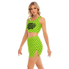 Load image into Gallery viewer, UTO IV Women's Camisole And Hip Skirt Suit