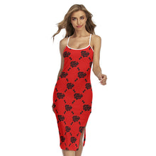Load image into Gallery viewer, UTO IV Women's Back Cross Cami Dress
