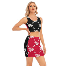Load image into Gallery viewer, UTO IV Women's Camisole And Hip Skirt Suit