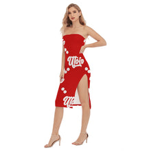 Load image into Gallery viewer, UTO IV Women's Side Split Tube Top Dress