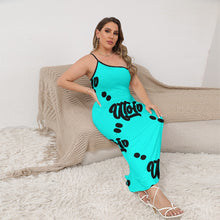 Load image into Gallery viewer, UTO IV Women's Oblique-Shoulder Exposure Dress With Side Split (Plus Size)