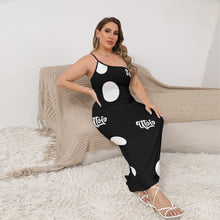 Load image into Gallery viewer, UTO IV Women's Oblique-Shoulder Exposure Dress With Side Split (Plus Size)
