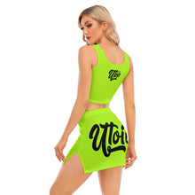 Load image into Gallery viewer, UTO IV Women's Camisole And Hip Skirt Suit