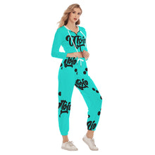 Load image into Gallery viewer, UTO IV Women's Crop Hoodie Sports Set