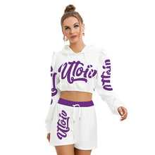 Load image into Gallery viewer, UTO IV Women's Mirco Fleece Hoodie And Shorts Set
