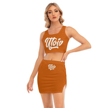 Load image into Gallery viewer, UTO IV Women's Camisole And Hip Skirt Suit