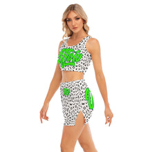 Load image into Gallery viewer, UTO IV Women's Camisole And Hip Skirt Suit