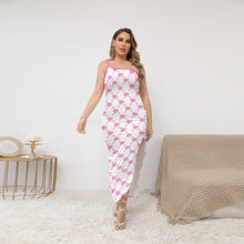 Load image into Gallery viewer, UTO IV Women's Oblique-Shoulder Exposure Dress With Side Split (Plus Size)