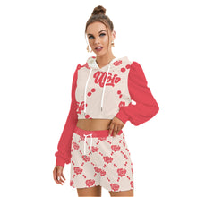 Load image into Gallery viewer, UTO IV "Cheesecake" Women's Mirco Fleece Hoodie And Shorts Set