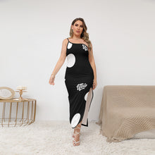 Load image into Gallery viewer, UTO IV Women's Oblique-Shoulder Exposure Dress With Side Split (Plus Size)
