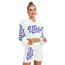 Load image into Gallery viewer, UTO IV Women's Mirco Fleece Hoodie And Shorts Set