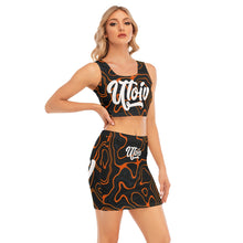 Load image into Gallery viewer, UTO IV Women's Camisole And Hip Skirt Suit