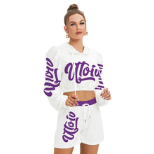 Load image into Gallery viewer, UTO IV Women's Mirco Fleece Hoodie And Shorts Set