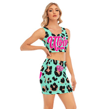Load image into Gallery viewer, UTO IV Women's Camisole And Hip Skirt Suit