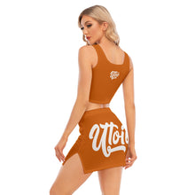 Load image into Gallery viewer, UTO IV Women's Camisole And Hip Skirt Suit