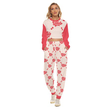 Load image into Gallery viewer, UTO IV "Cheesecake" Women's Crop Sweatshirt Suit