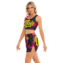 Load image into Gallery viewer, UTO IV Women's Camisole And Hip Skirt Suit
