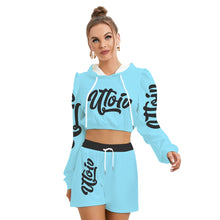 Load image into Gallery viewer, UTO IV Women's Mirco Fleece Hoodie And Shorts Set