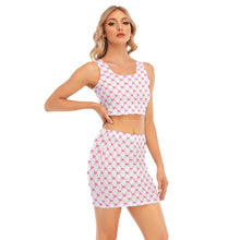Load image into Gallery viewer, UTO IV Women's Camisole And Hip Skirt Suit