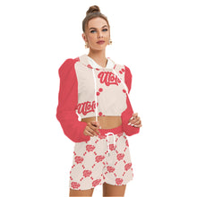 Load image into Gallery viewer, UTO IV "Cheesecake" Women's Mirco Fleece Hoodie And Shorts Set