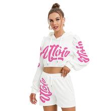 Load image into Gallery viewer, UTO IV Women's Mirco Fleece Hoodie And Shorts Set