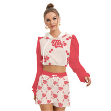 Load image into Gallery viewer, UTO IV "Cheesecake" Women's Mirco Fleece Hoodie And Shorts Set