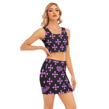 Load image into Gallery viewer, UTO IV Women's Camisole And Hip Skirt Suit
