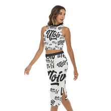 Load image into Gallery viewer, UTO IV Women's Tank Top & Split High Skirt Set