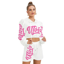 Load image into Gallery viewer, UTO IV Women's Mirco Fleece Hoodie And Shorts Set