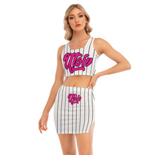 Load image into Gallery viewer, UTO IV Women's Camisole And Hip Skirt Suit