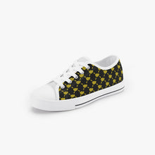 Load image into Gallery viewer, UTO IV Monogram Kid’s Low-Top Canvas Shoes