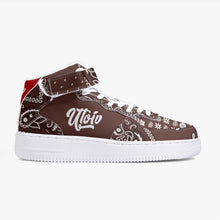 Load image into Gallery viewer, UTO IV "Dark Brown Paisley" High Tops