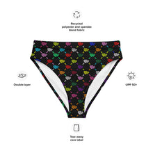 Load image into Gallery viewer, UTO IV "Monogram" Recycled High-Waisted Bikini Bottom