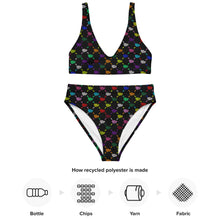 Load image into Gallery viewer, UTO IV "Monogram" Recycled High-Waisted Bikini
