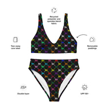 Load image into Gallery viewer, UTO IV "Monogram" Recycled High-Waisted Bikini